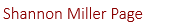 Shannon Miller Page